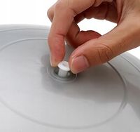 PIŁKA REHABILITACYJNA Gimnastyczna 65cm do ćwiczeń fitness ANTIBURST POMPKA