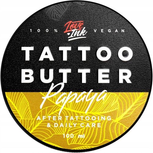 LOVEINK Masło Krem do Pielęgnacji Tatuażu Tattoo Butter Zestaw 3x 100ml na Arena.pl