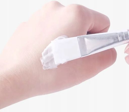 Pędzelek płaski do masek alg kwasów serum Prima Derma zdjęcie 7