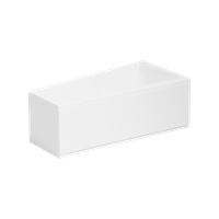 Izi System obudowa do wanny Ava Side boczna, bialy połysk