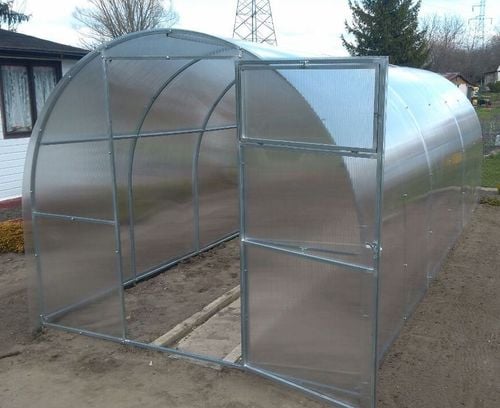 Szklarnia z poliwęglanu Tunel ogrodowy 2x6 m profile 20x20 poliwęglan 6mm na Arena.pl