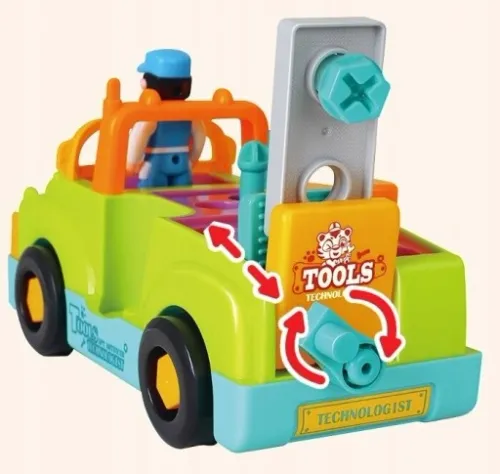 Auto samochód do rozkręcania i skręcania narzędzia zestaw prezent dzieci na Arena.pl