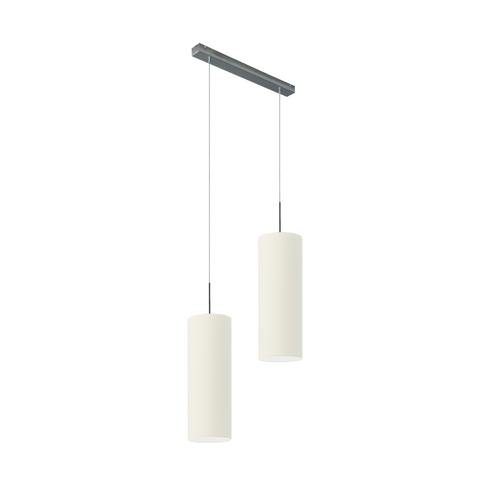 MADERA podwójna biała lampa wisząca E27 na Arena.pl