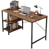 Biurko komputerowe loftowe industrialne 2 półki 120 cm