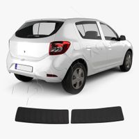 DACIA SANDERO 2PCS 2012-2019 - Listwa Czarna ABS Nakładka Zderzak Tylni T