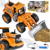 Spychacz Ładowarka Maszyna Budowlana Zdalnie Sterowana Pilot RC