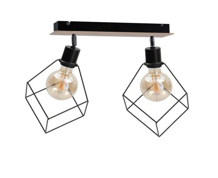 Spot 2xE27 RUBEN WOOD zdjęcie 1