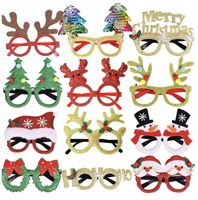 OKULARY ŚWIĄTECZNE MIKOŁAJ ŚWIĘTA BOŻE NARODZENIE ZESTAW 12 SZTUK