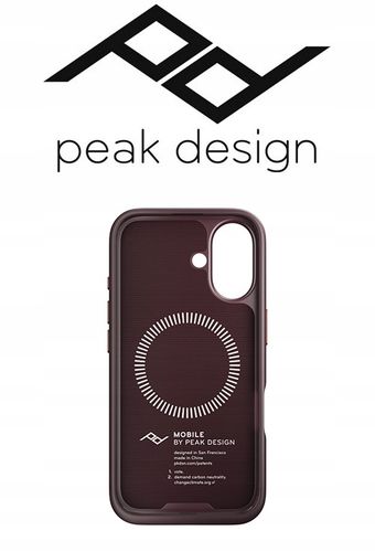 Etui Peak Design Mobile Everyday Fabric Case iPhone 16 – Eclipse na Arena.pl