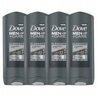 Dove Men Żel pod Prysznic Charcoal Węglem 4x400 ml