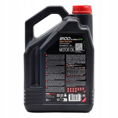 Olej silnikowy Motul 8100 X-Clean EFE 5W-30 5 l API SN+zawieszka na Arena.pl
