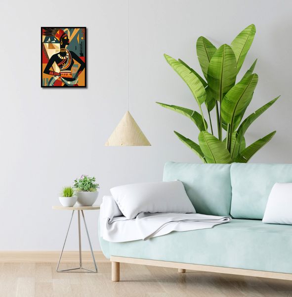 Plakat 30x40cm Afrykańska Mozaika zdjęcie 4