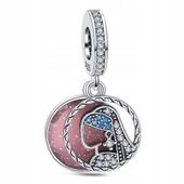 Zawieszka SREBRO 925 Charms Koralik Dziewczyna