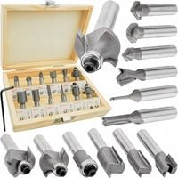 FREZY KSZTAŁTOWE DO DREWNA 12el FREZ DO FREZARKI ZESTAW FREZÓW