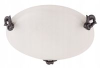 Plafon Candellux EVA 1xE27 IP20 30cm patyna/biały sufitowy
