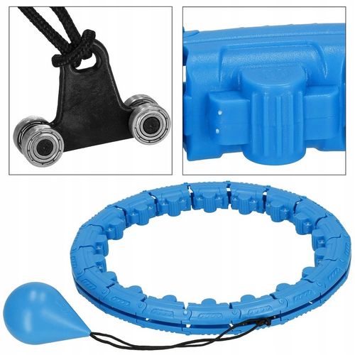 HULA HOP ODCHUDZAJACE OBCIĄŻENIE WYPUSTKI MODUŁOWY MASAŻER + OBCIĄŻNIK na Arena.pl