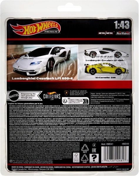 Hot Wheels Premium Lamborghini Countach LPI 800-4 1:43 zdjęcie 7