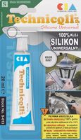 KLEJ SILIKON UNIWERSALNY BIAŁY 20ML - TQ S-013