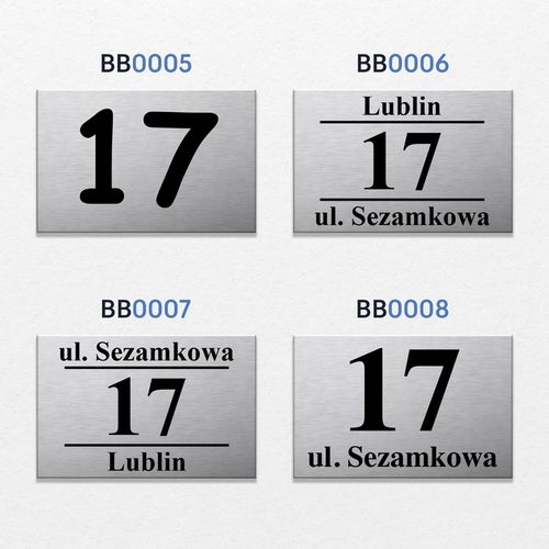 NUMER DOMU 32x21cm TABLICZKA ADRESOWA Z NUMEREM DOMU NUMER NA DOM na Arena.pl