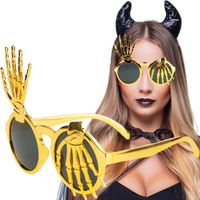 OKULARY HALLOWEEN ŚMIESZNE REKWIZYTY DO ZDJĘĆ DEKORACJA IMPREZOWA