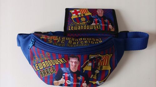 Saszetka Nerka + Portfel LEWANDOWSKI FC BARCELONA na Arena.pl
