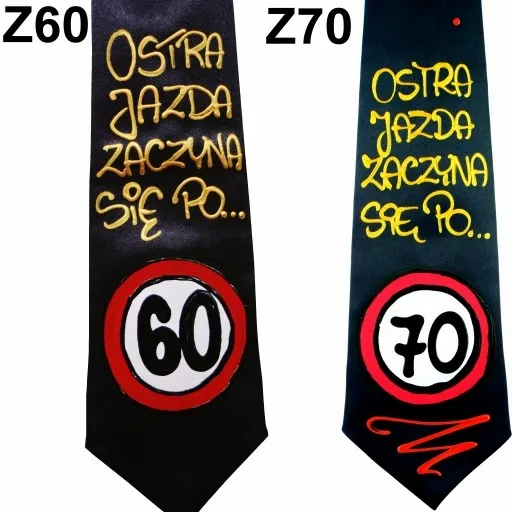 KRAWAT ręcznie malowany prezent URODZINY 18-80 CHŁOPAKA FACETA taty wzory zdjęcie 12