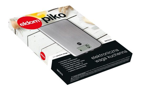 Waga kuchenna elektroniczna ELDOM WK310 LCD zdjęcie 3