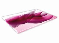 SZKLANA DESKA KUCHENNA 60x30 145d Fuksja