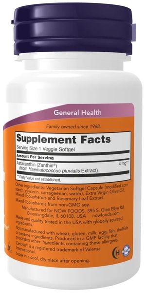 Astaxanthin 4 mg, 60 żelek zdjęcie 2