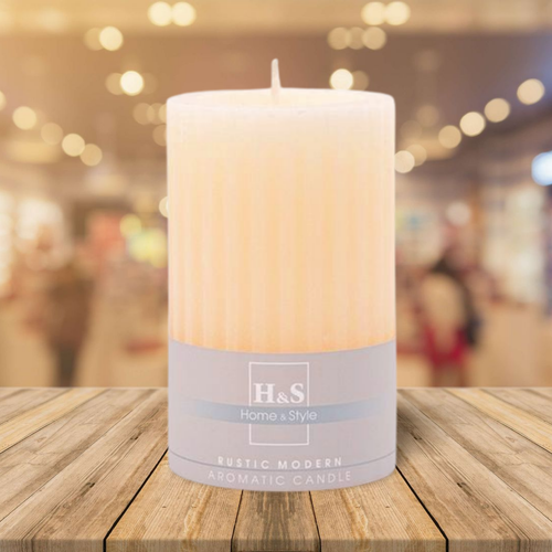 Świeca zapachowa ryflowana RAK (09283) Aromatyczny grejfrut 80/120 ~62h na Arena.pl