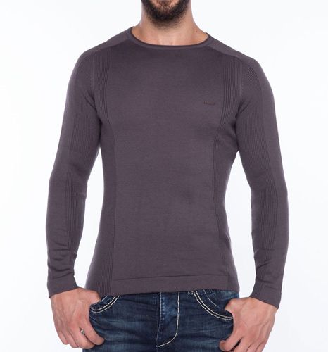 CIPO BAXX SZARY SWETER MĘSKI BASIC C44300~XXL na Arena.pl