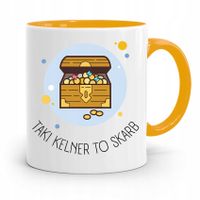 Dla Kelnera Kubek Żółty Taki Kelner To Skarb Z Nadrukiem Ze Zdjęciem