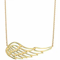 Złoty naszyjnik 333 CELEBRYTKA SKRZYDŁO ANIOŁA