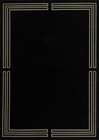 Dywan Royal Black 200x300 Art deco