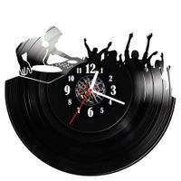 Zegar ścienny z płyty winylowej DJ 830.14