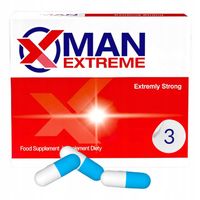 Tabletki na potencje erekcje wzwód MAN-EXTREME x3 kapsułki