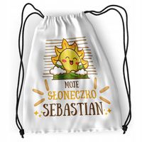 Plecak Sportowy Szkolny Sebastiana Syna Dziecka Z Nadrukiem Ze Zdjęciem
