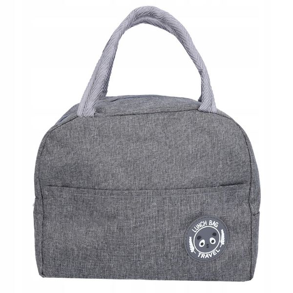 TORBA TERMICZNA śniadaniowa do pracy na jedzenie lunch torebka plażowa zdjęcie 8