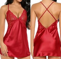 KOMPLET BIELIZNA KORONKA KOSZULKA NOCNA STRINGI