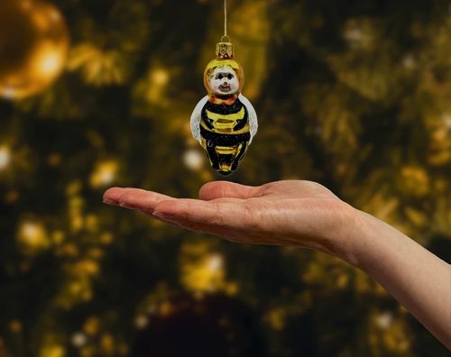 Bombka choinkowa szklana: Pszczółka Maja na Arena.pl