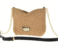 torebka listonoszka monnari pleciony koszyk