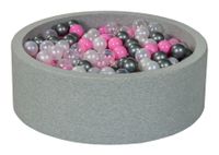 Suchy basen dla dziecka z piłeczkami 450szt ZESTAW Z PIŁKAMI DO ZABAWY