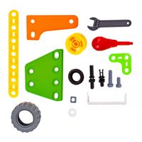 DLA DZIECI ZESTAW KLOCKI KONSTRUKCYJNE POJAZDY