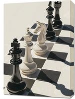 Obraz 50x70cm Szach i Mat