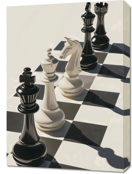 Obraz 50x70cm Szach i Mat zdjęcie 1