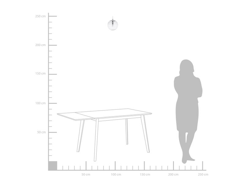 Lampa wisząca szklana MIRNA zdjęcie 3