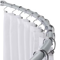 DRĄŻEK prysznicowy ŁUKOWY 80x80 łazienkowy MOCNY ALUMINIUM CHROM POLSKI