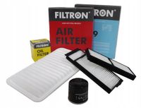 2X FILTRON ZESTAW KOMPLET FILTRÓW MAZDA 3 BK I 02-09 1.4i 1.6i
