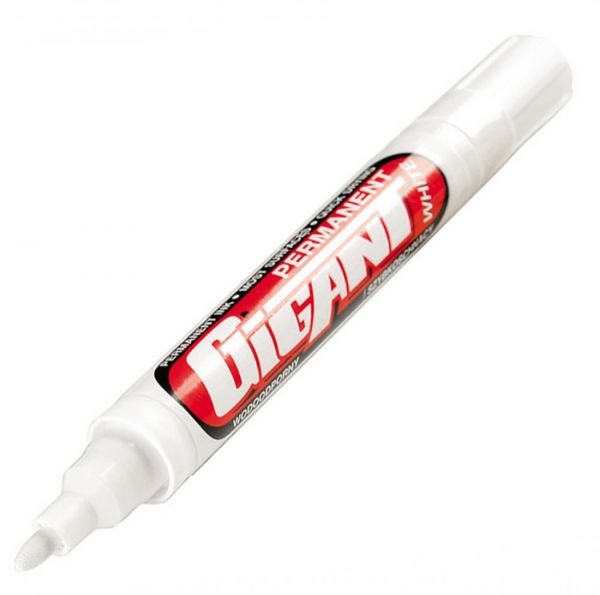 MARKER PERNAMENTNY GIGANT KAMET BIAŁY OKRĄGŁY zdjęcie 1