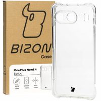 Przezroczysta obudowa Bizon do OnePlus Nord 4, bezbarwny, case, cover, etui